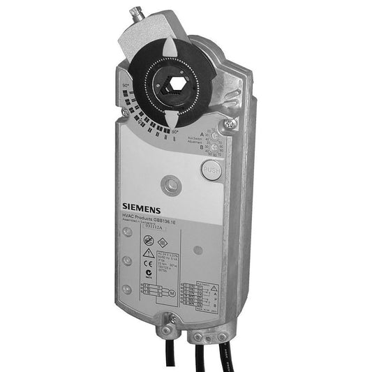 GIB331.1E Rotary air damper actuator, AC 230 V, 3-position, 35 Nm, 150 s