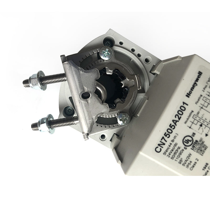 Non-Spring Return Damper Actuator, 5 Nm, 24VAC, White/Red