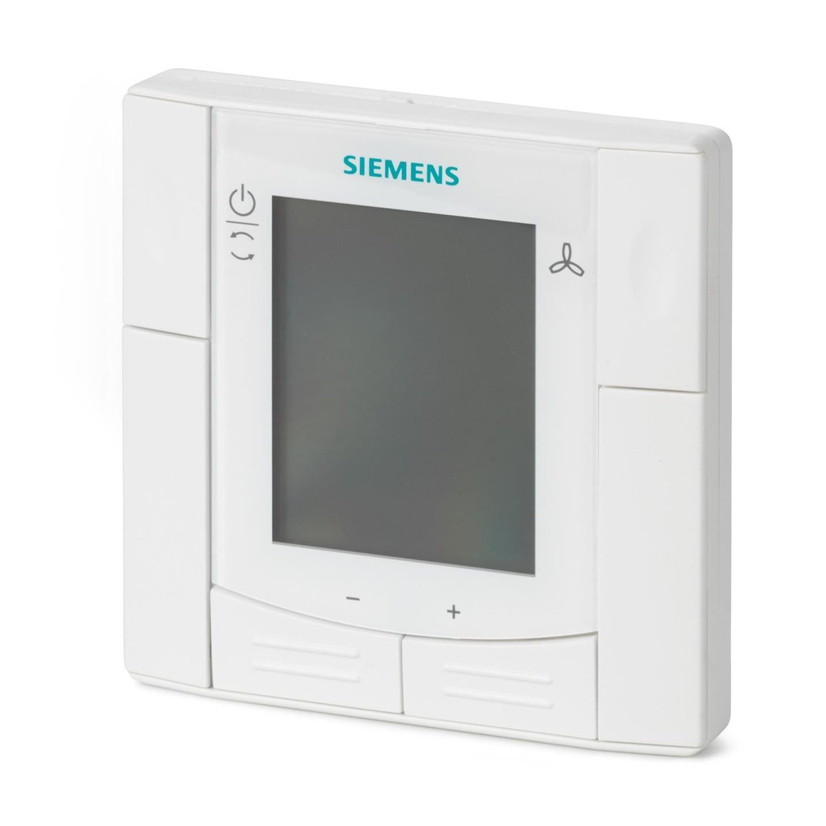 RDF302 Flush mount MODBUS room thermostat for 2-/4-pipe FCU with on/off outputs, 2x universal input optional electrical heater application, fit for square conduit boxes