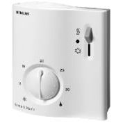 RCU50.2 Room thermostat for VAV and CAV systems, AC 24 V, positioning signal DC 0...10 V, manual changeover heating/cooling/off