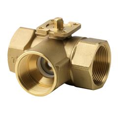 VBI61.25-10 3-port ball valve, internal thread, PN40, DN25, kvs 10