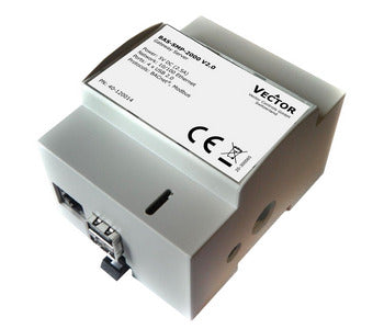 BAS-SMP-2000 Modbus/BACnet server and interface, easy to use