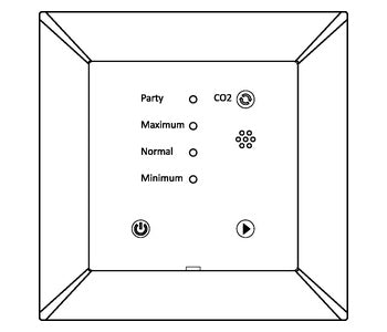 MZ3-C-FA-V11 - Touch controller with integrated CO2 sensor