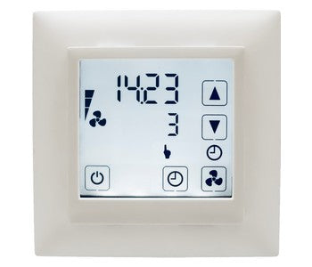 TRI2-FA-TH-221.202C Wall-mounted dual loop Controller and Sensor (X2 OS) / (EU). EU version to fit EU standard electrical connection boxes