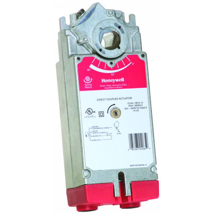 Spring Return Damper Actuator, 24 VAC/VDC, 10 N-m