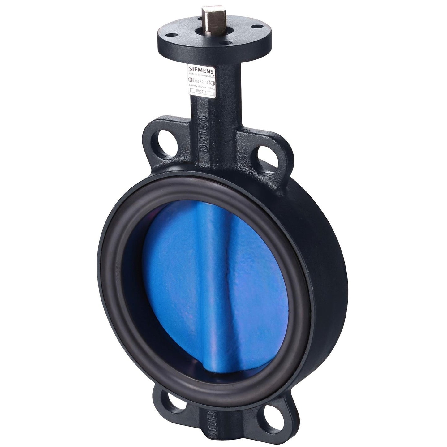 VKF42.100 Butterfly valve, flange, PN16, DN100, kvs 470, tight shutoff