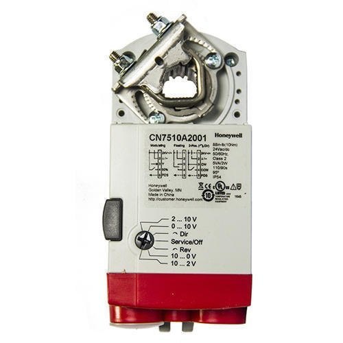 Non-Spring Return Damper Actuator, 10 Nm, 24VAC, White/Red